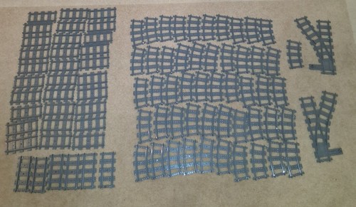 Lego train tracks lot - tracks,